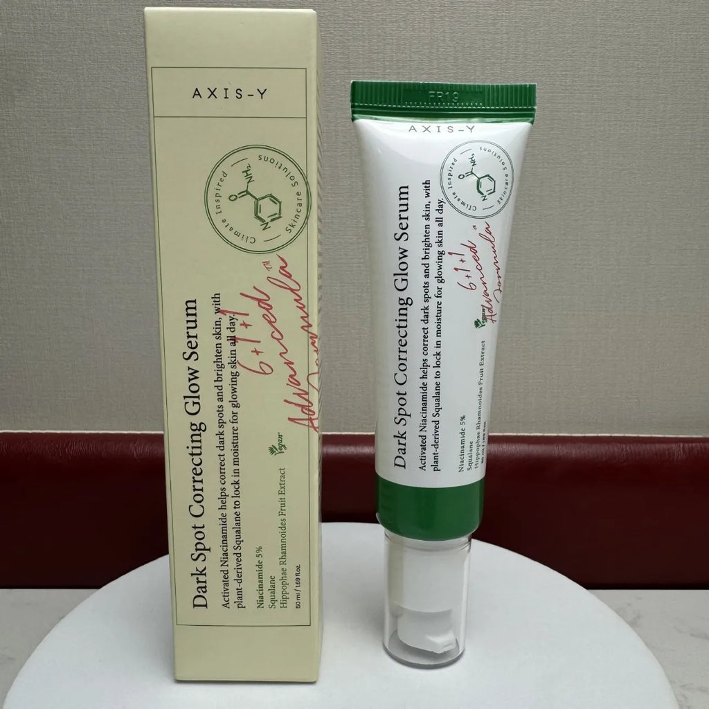 AXIS-Y Dark Spot Correcting Glow Serum – 5% Niacinamide Brightening Korean Skincare (50ml)